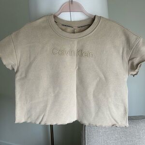 Calvin Klein Performance Tan Sweatshirt